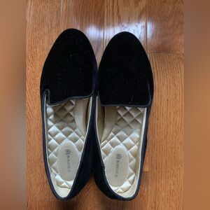 Birdies Loafers Starling Black Velvet.